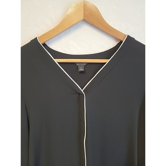 Ann Taylor Button Up Top‎ Career Professional Business Office Layering Size XS - Picture 3 of 7